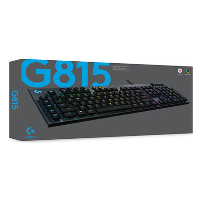 Teclado Gamer Logitech G815 Mecánico Ultrafino Lightsync Rgb