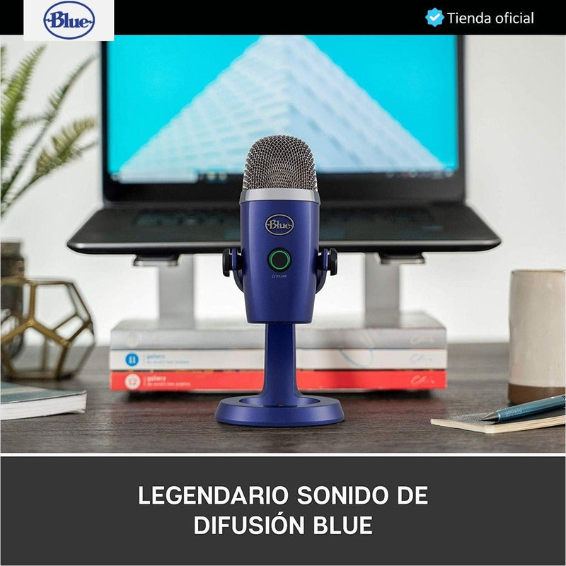Blue Yeti Nano, Micrófono Usb Premium, Grabación / Streaming