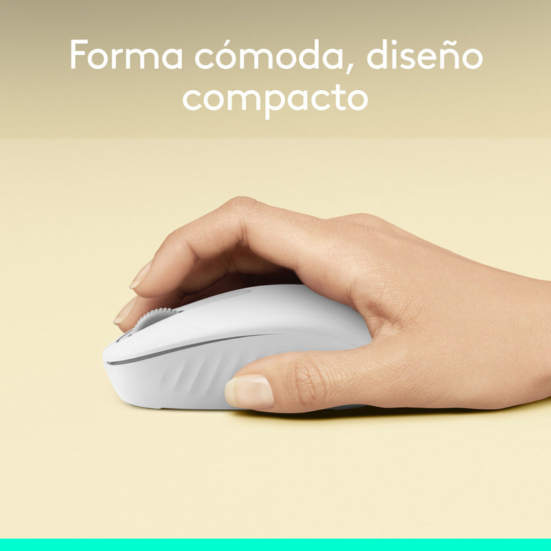Mouse Inalámbrico Bluetooth Logitech M196, Blanco
