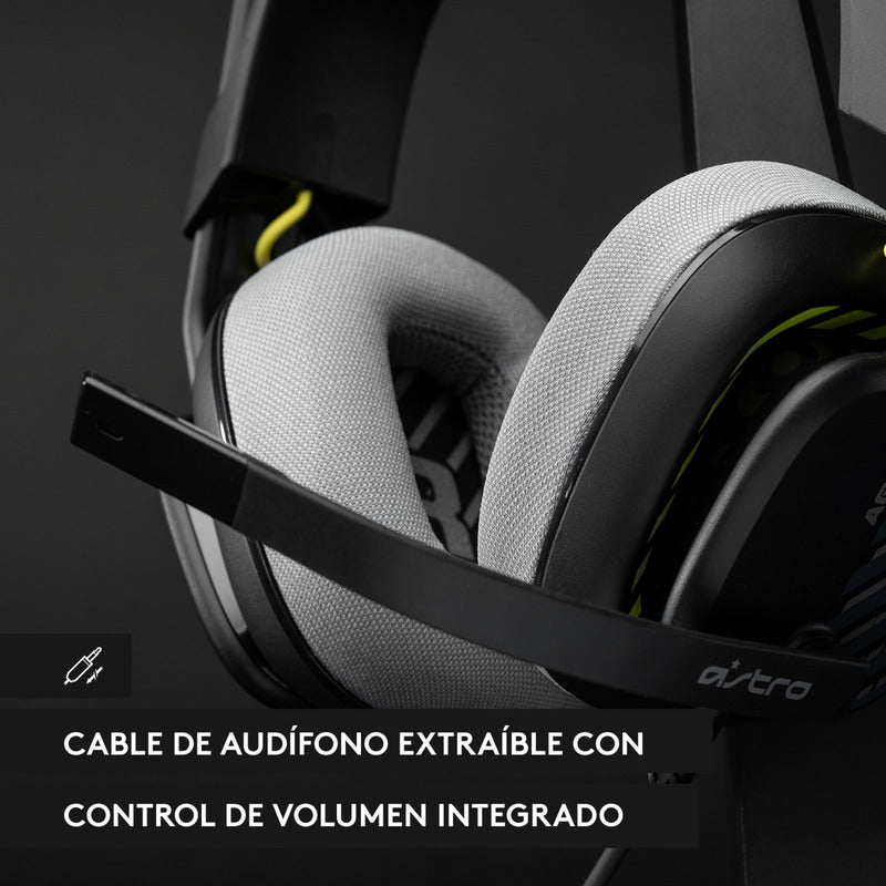 Audífonos Gamer Astro A10 Gen 2, Pc/Ps5/Ps4, Xbox, Negro