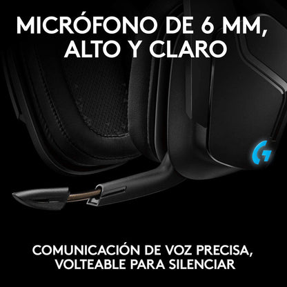 Diadema Gamerlogitech G935, Inalámbrica 7.1 / Rgb Lightsync