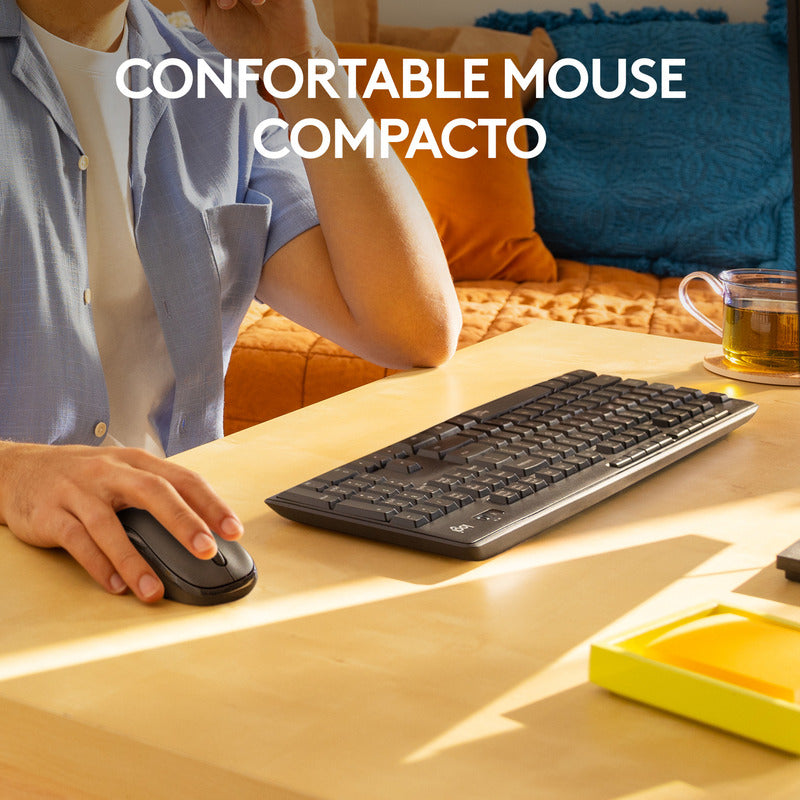 Combo Inalámbrico Logitech Mk295, Silencioso Teclado Y Mouse