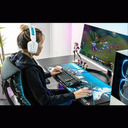 Pad Mouse Gamer Xl 900x400mm Logitech G840 Edición K/da Lol