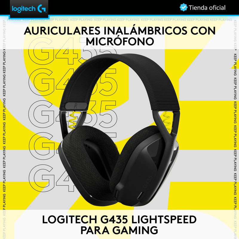 Logitech Diadema Gamer G435 Inalámbrica + Mouse Gamer G305 N