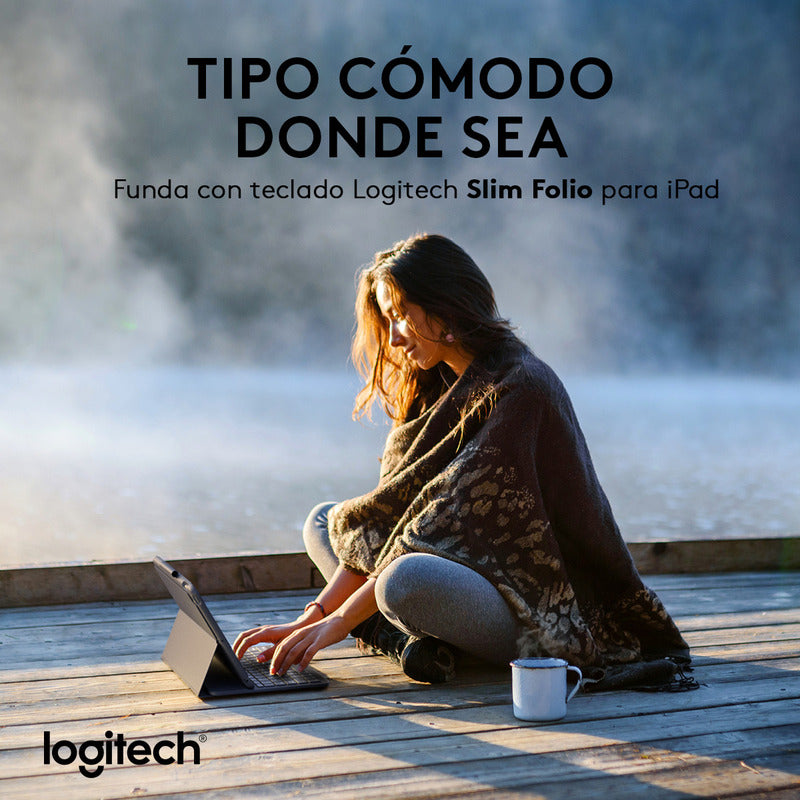 Universal Folio Logitech, Teclado iPad Y Tablet De 9''-10''