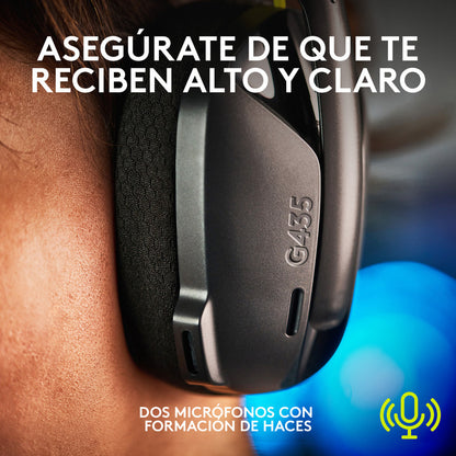 Diadema Gamer Logitech G435, Inalámbrica Bluetooth Pc, Ps5