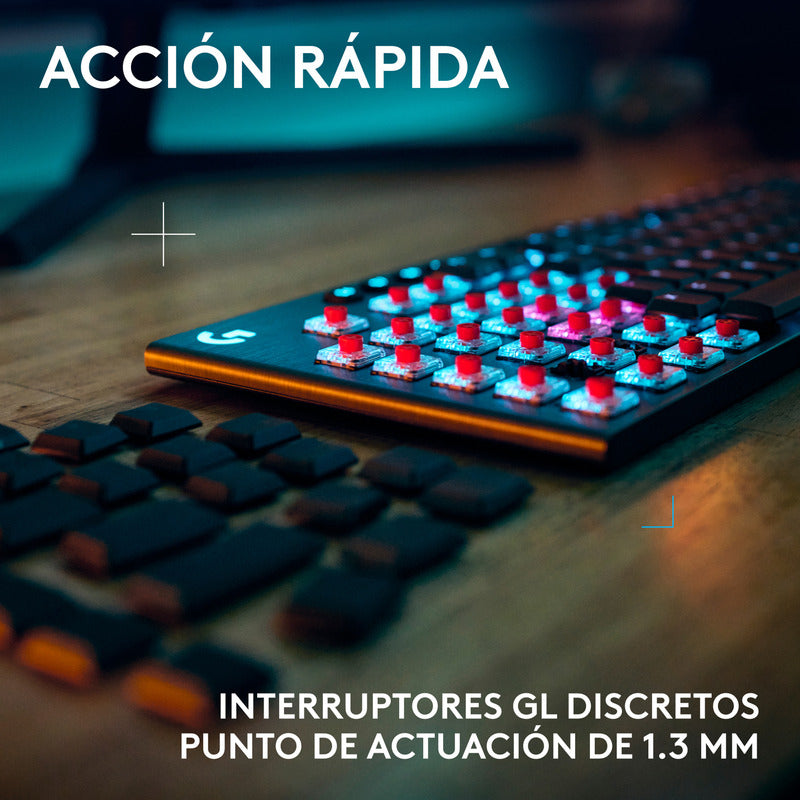 Teclado Gamer Logitech G915 X Lightspeed / Mecánico Slim Rgb