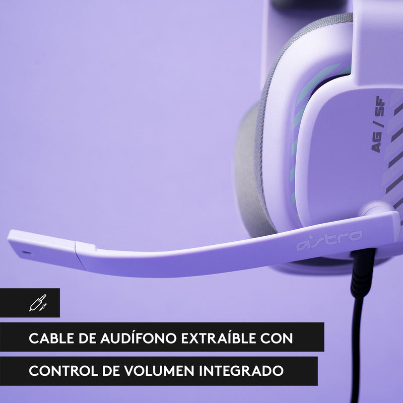 Audífonos Gamer Astro A10 Gen 2, Pc/Ps5/Ps4, Xbox, Lavanda
