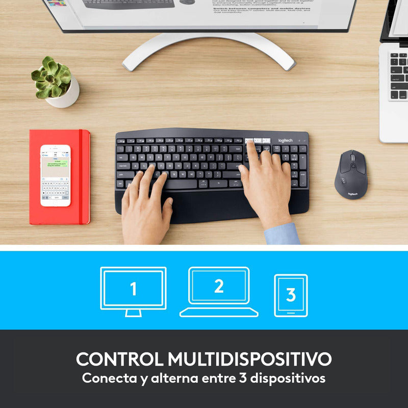 Combo Wireless Logitech Mk850 Performance: Teclado Y Mouse