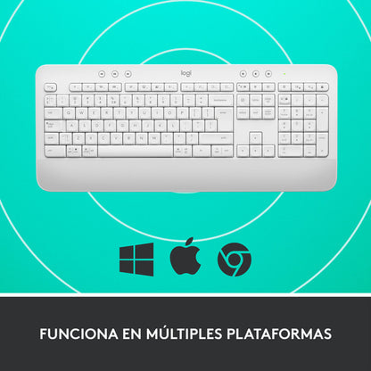 Teclado Confortable Logitech Signature K650 Bluetooth/bolt