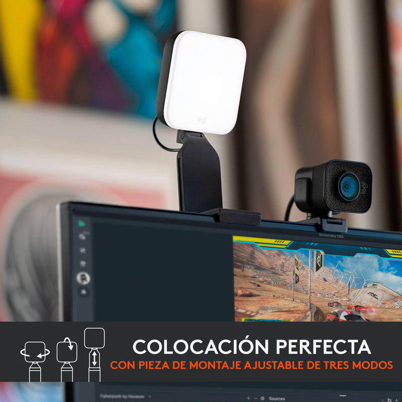 Luz Premium Para Streaming Con Truesoft Logitech Litra Glow