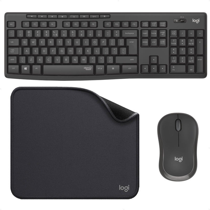 Logitech Combo Mk295 Teclado Mouse + Pad Mouse Studio Series