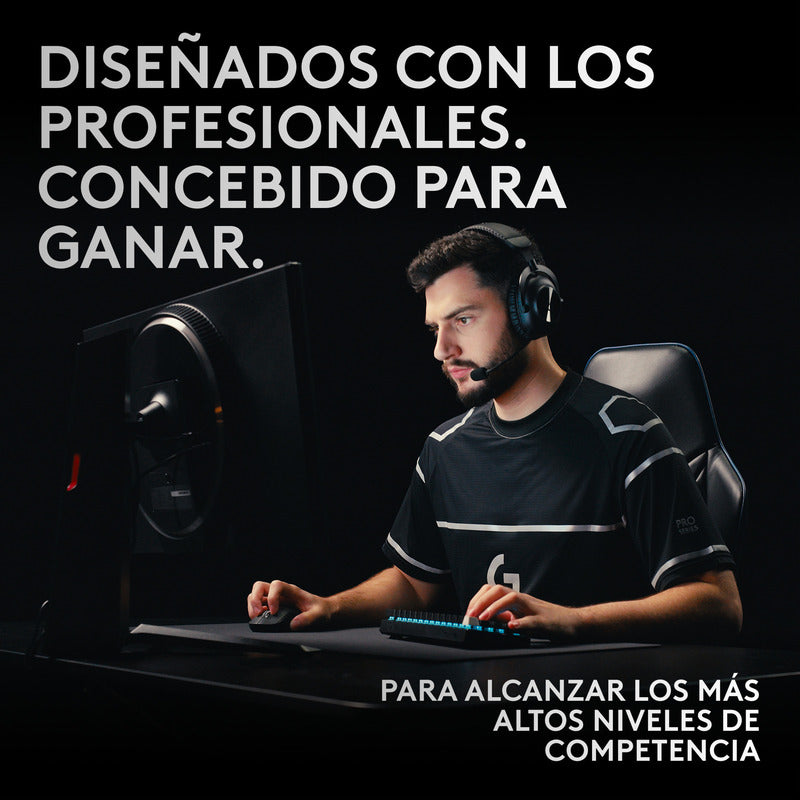 Teclado Gamer Logitech Pro X 60, Inalámbrico Lightspeed
