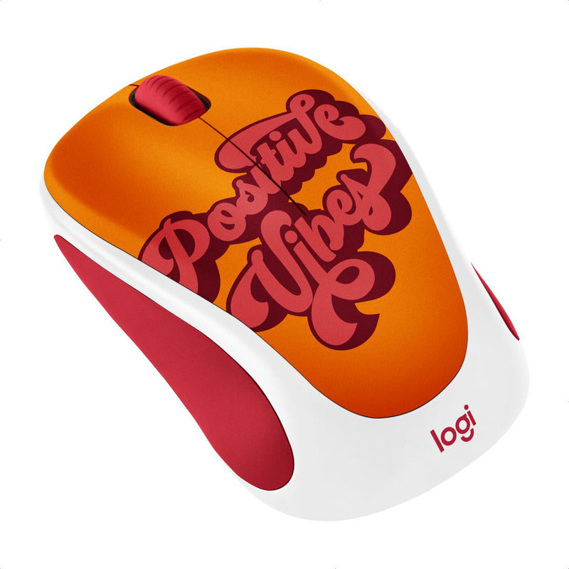Mouse Inalámbrico Logitech M317c Collection, Positive Vibes