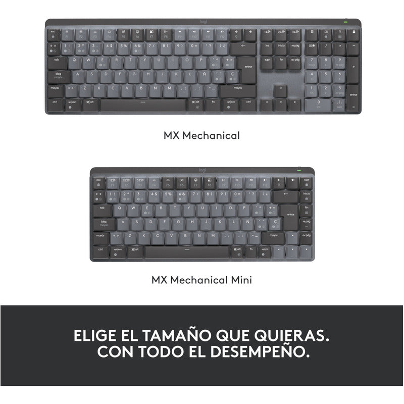 Teclado Recargable Logitech Mx Mechanical De Alto Desempeño