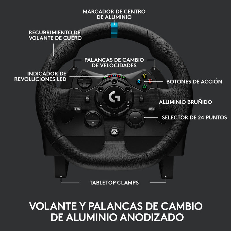 Volante Carreras Logitech G923, Trueforce Pc / Xbox X|s One