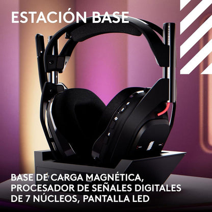Diadema Gamer Lightspeed + Base Logitech Astro A50 (5ta Gen)