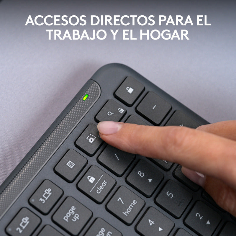 Teclado Bluetooth Bolt Logitech Signature Slim K950, Grafito