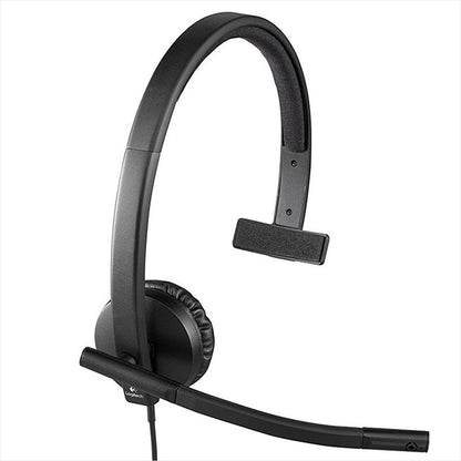 Diadema Usb Logitech H570e Mono, Con Comodidad Y Duración