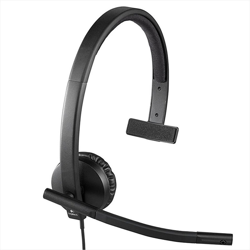 Diadema Usb Logitech H570e Mono, Con Comodidad Y Duración
