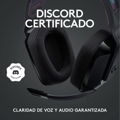 Diadema Gamer Logitech G335, Pc, Ps5, Xbox / Color & Confort