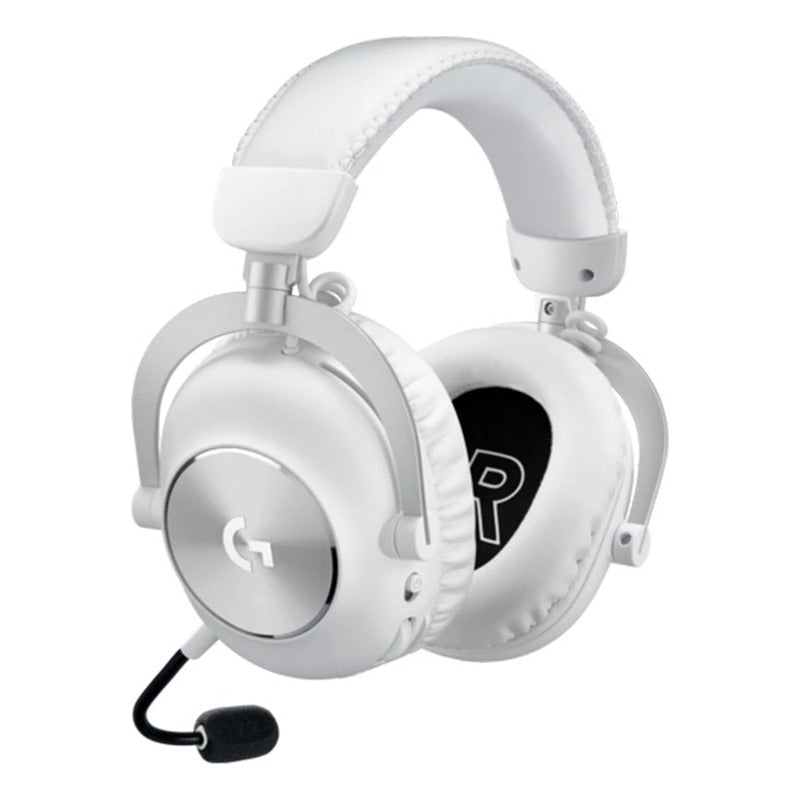 Diadema Gamer Inalámbrica Logitech Pro X 2 Lighstpeed/3.5/Bluetooth, Blanco
