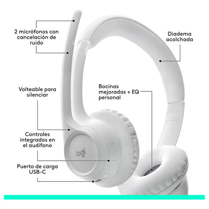 Audífonos Inalámbricos Logitech Zone 300 Con Micrófono