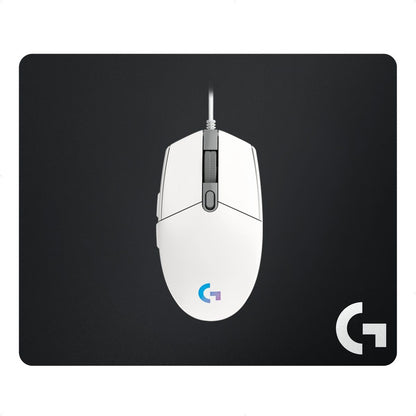 Combo Gamer Logitech Mouse G203 Blanco + Pad Mouse G240