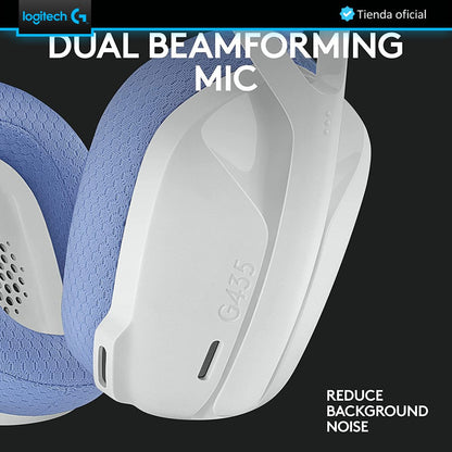 Logitech Diadema Gamer G435 Inalámbrica + Mouse Gamer G305 B