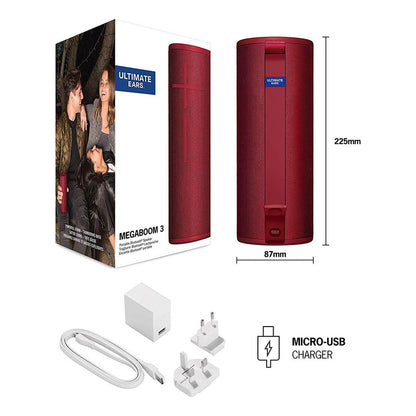 Ultimate Ears Combo: Parlante Megaboom 3 + Base De Carga