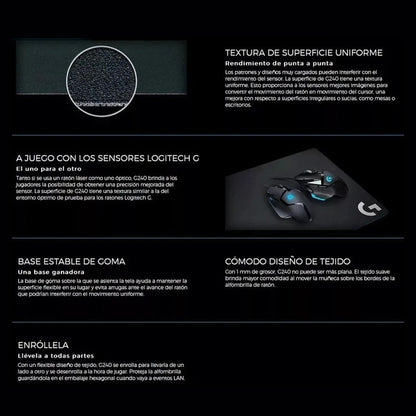 Logitech Gaming: Mouse Inalámbrico G305 + Pad Mouse G240