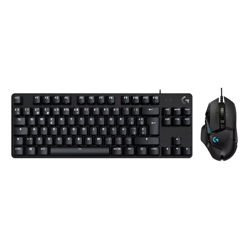 Combo Gamer Logitech G Teclado G413 Se Tkl + Mouse G502 Hero