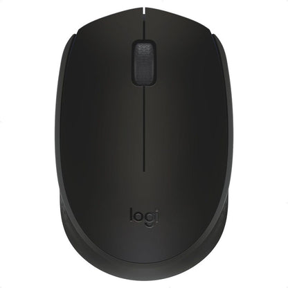 Mouse Inalámbrico Logitech M170,  Portátil, Win Mac Negro