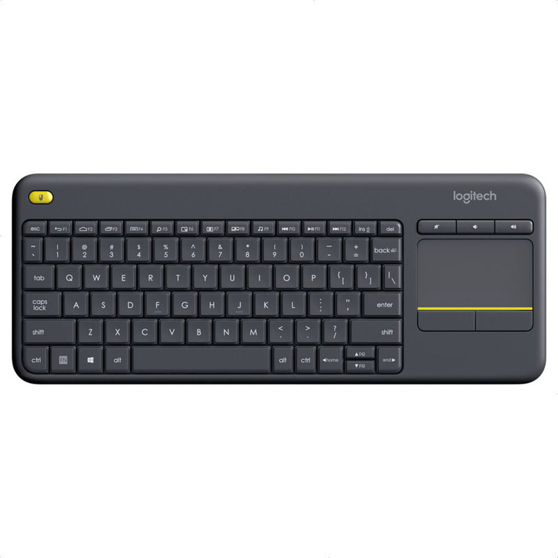 Teclado + Touch Logitech K400 Plus Inalámbrico Pc Android Tv