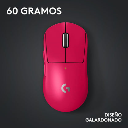 Mouse Gamer Inalámbrico Logitech G Pro X Superlight 2 Magenta
