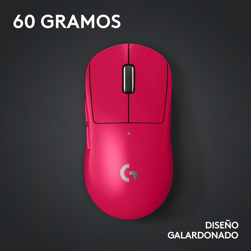 Mouse Gamer Inalámbrico Logitech G Pro X Superlight 2 Magenta