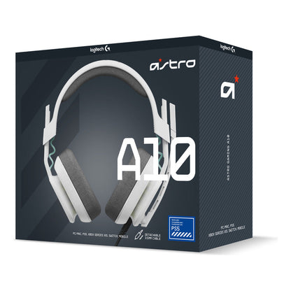 Audífonos Gamer Astro A10 Gen 2, Pc/Ps5/Ps4, Xbox, Blanca