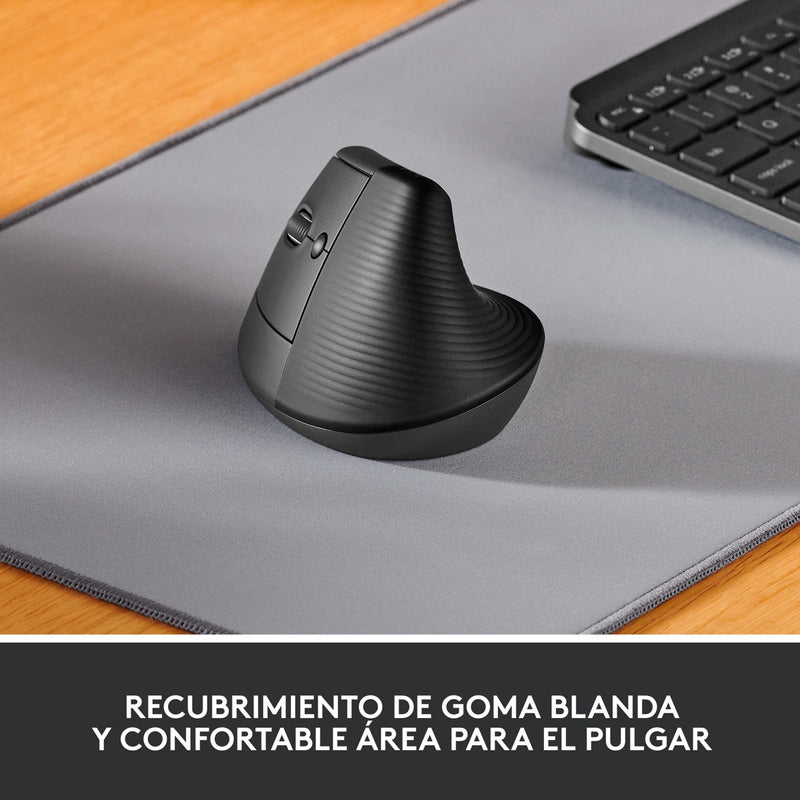 Mouse Ergonómico Logitech Lift Vertical Left  Avanzado Zurdo