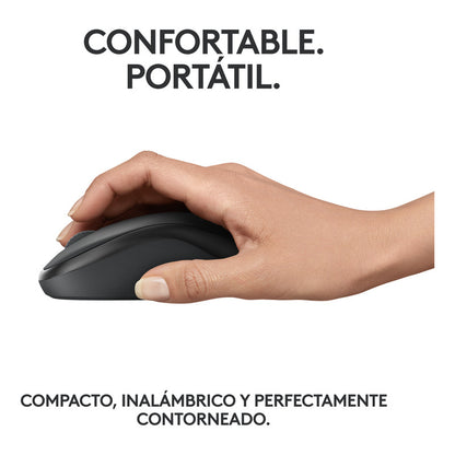 Mouse Bluetooth Logitech M240 Silent, Un 90% Silencioso, Negro