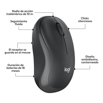 Combo Inalámbrico Logitech Mk295, Silencioso Teclado Y Mouse