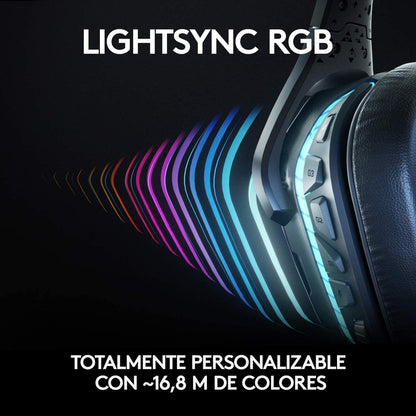 Diadema Gamerlogitech G935, Inalámbrica 7.1 / Rgb Lightsync