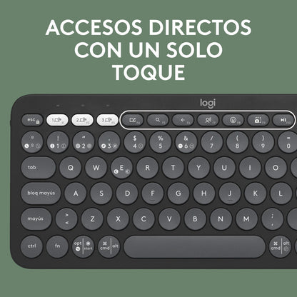 Teclado Multidispositivo Logitech Pebble Keys 2 K380s