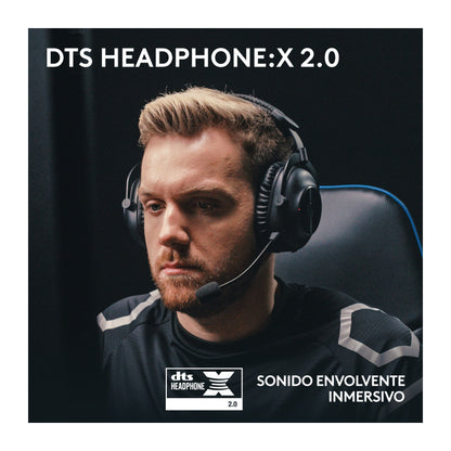 Diadema Gamer Logitech G Pro X 2, Lightspeed 7.1 / Bluetooth