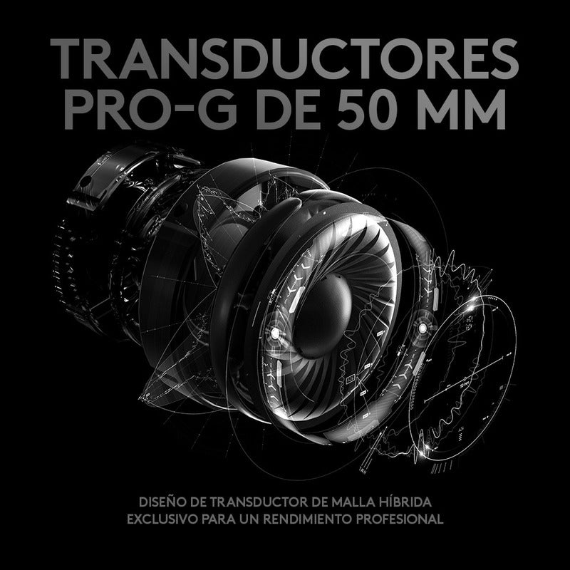 Diadema Gamer Logitech G Pro X, 7.1 Profesional, Pc Ps4 Xbox