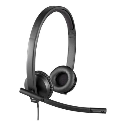 Diadema Logitech H570e Estéreo, Usb Con Comodidad Y Duración