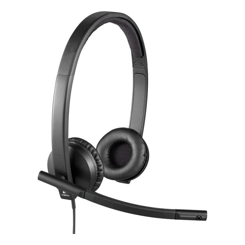 Diadema Logitech H570e Estéreo, Usb Con Comodidad Y Duración