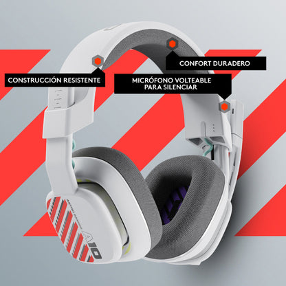 Audífonos Gamer Astro A10 Gen 2, Pc/Ps5/Ps4, Xbox, Blanca