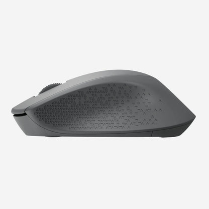 Mouse Inalámbrico Logitech M280, Cómodo Diseño Curvo, Gris