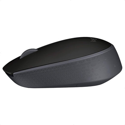 Mouse Inalámbrico Logitech M170,  Portátil, Win Mac Negro