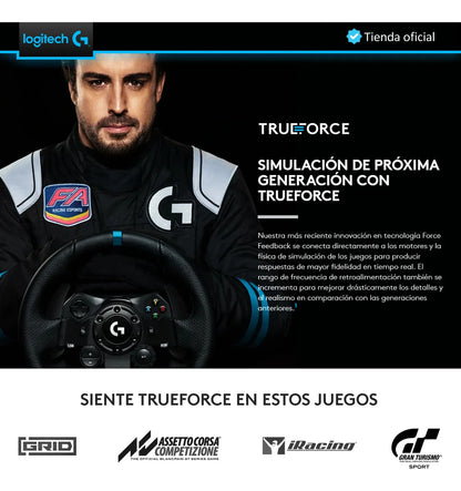 Racing Combo Timón Logitech G923 Ps4/5 + Palanca + Soporte5